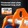 Manual T-Type Trolley Monorail Crane I-Beam Pulley Sliding Lifting Tool Hoist Lifter Monorail Hoisting Pulley Truck