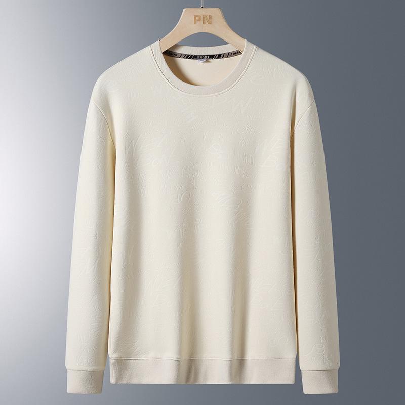 Spring/Autumn 2024 Men's Japanese Style Round Neck Hoodie - Trendy, High Quality, Versatile, Loose Casual Fashion Top.
