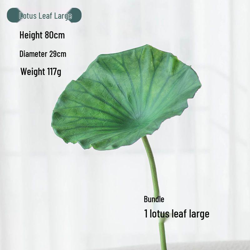 Realistic Lotus Flower Arrangement: Artificial Lotus Pod, Leaf, and Blossom for Living Room or Buddhist Hall Decor