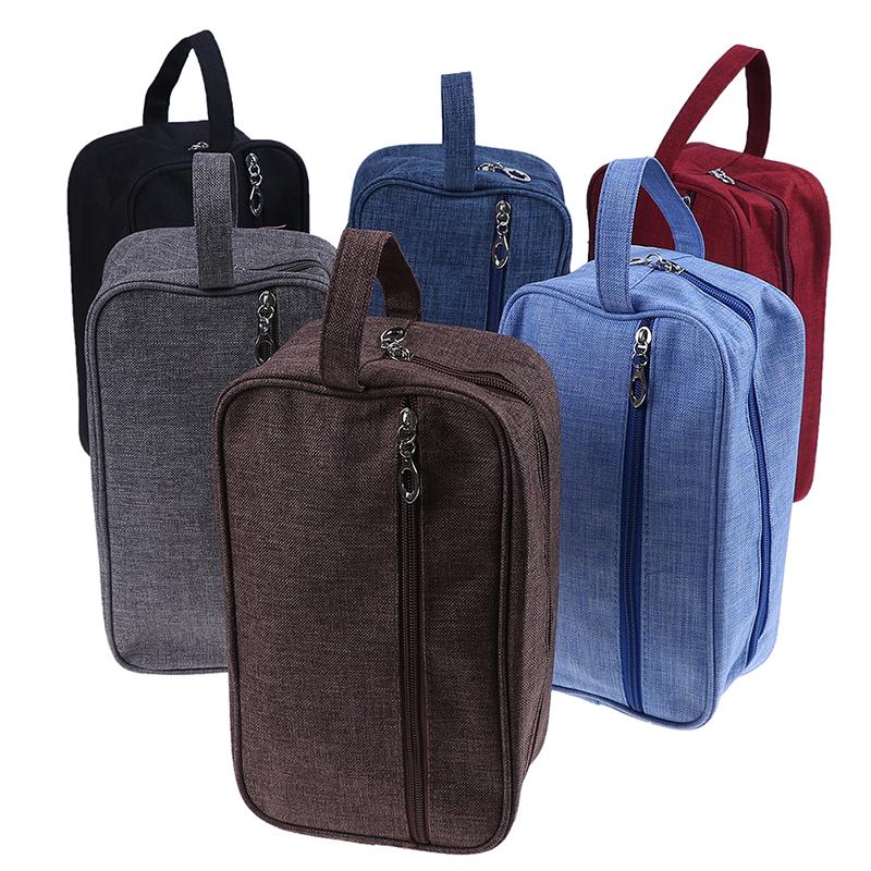 Women Men Cosmetic Canvas Case Makeup Bag Women Travel Waterproof Toilet Bags