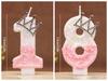 Birthday Number 0-9 Candles Crown Number Candles Happy Birthday Cake Decorated Baby Shower Insert Decor Festival Supplies