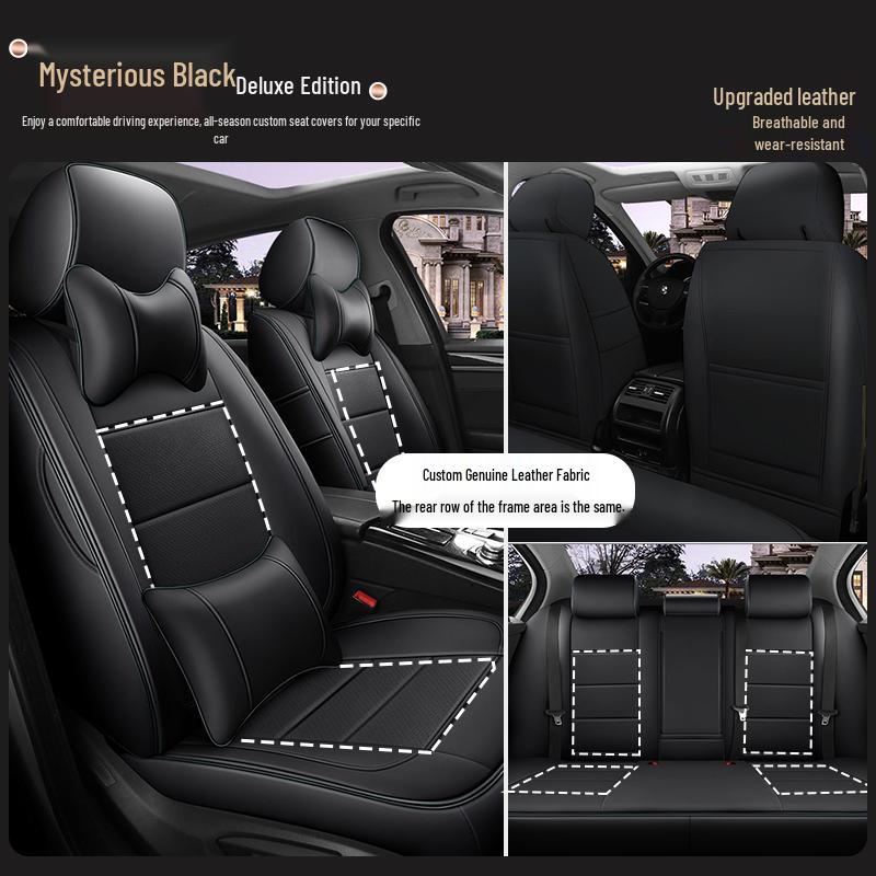 Custom-Made, All-Season, Thicker Car Seat Covers for New and Old Models, Full-Coverage
