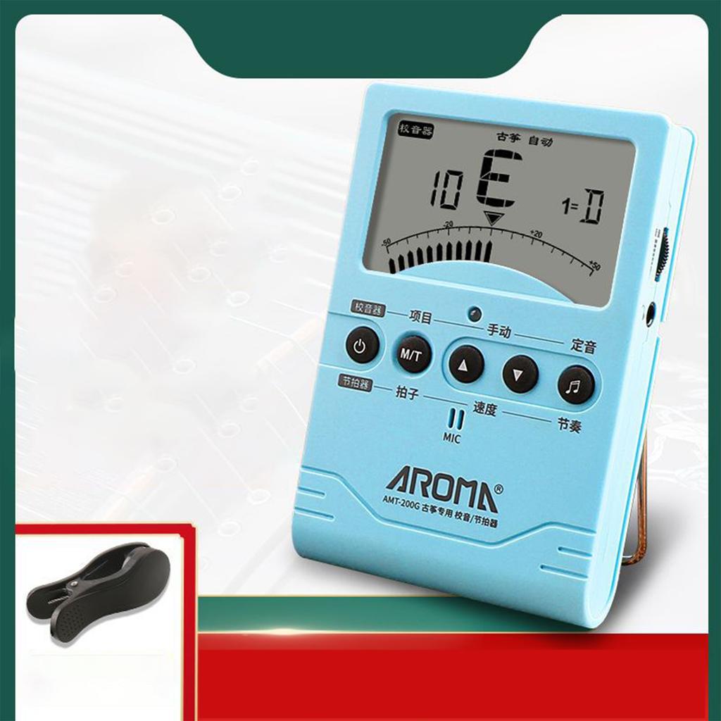 Digital Metronome Tuner Ukulele Tone Generator Automatic Tuning Device for Bass Guzheng Musical Instrument Accessories