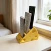 Cute Cheese-Shaped Remote Control Base - Desktop Storage Organizer, Essential Home Remote Shelf