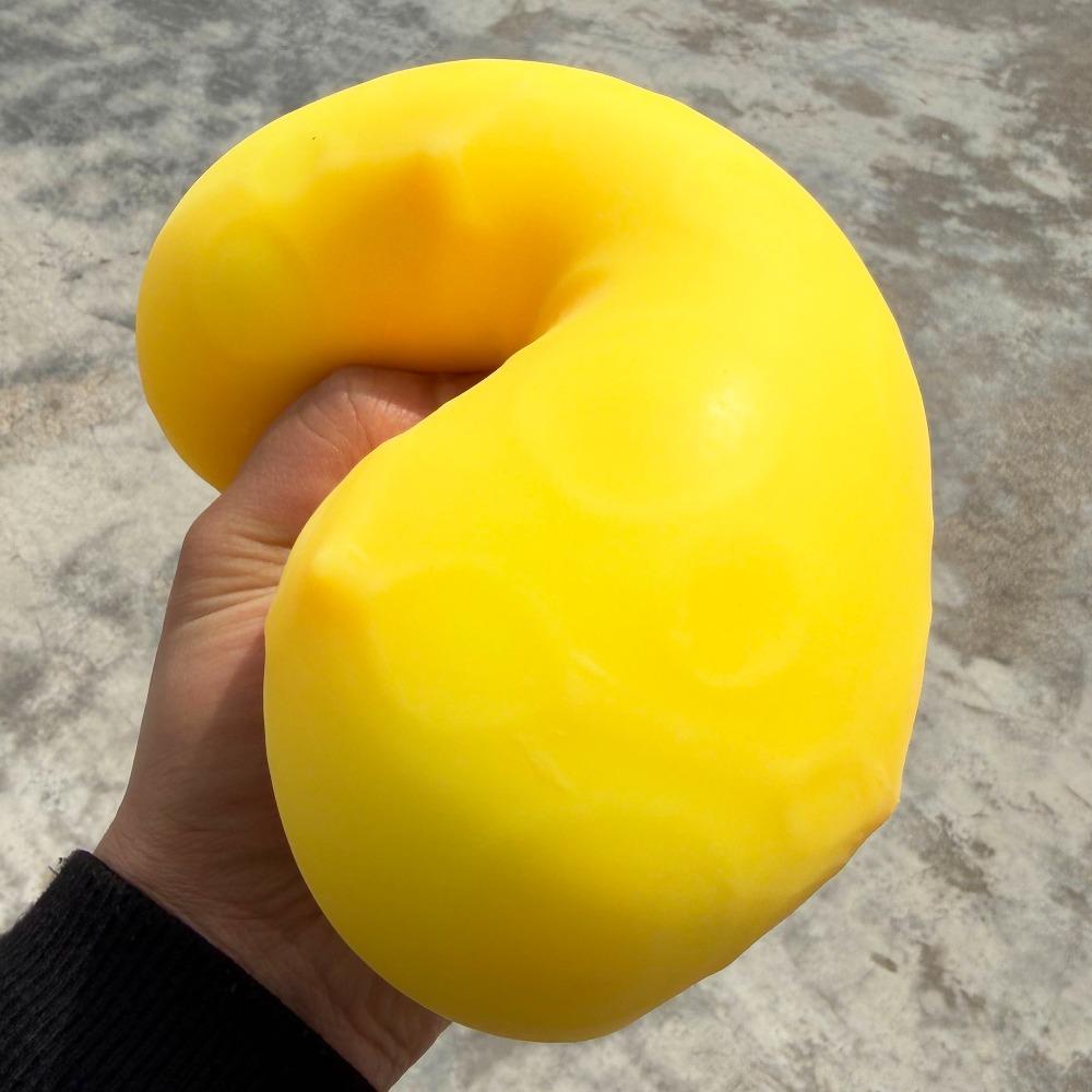 Jumbo Cube Cheese Squeeze Toy Simulation Giant Large Cheese Fidget Toy Slow Rebound Shapeable Venting Ball For Adult Gifts