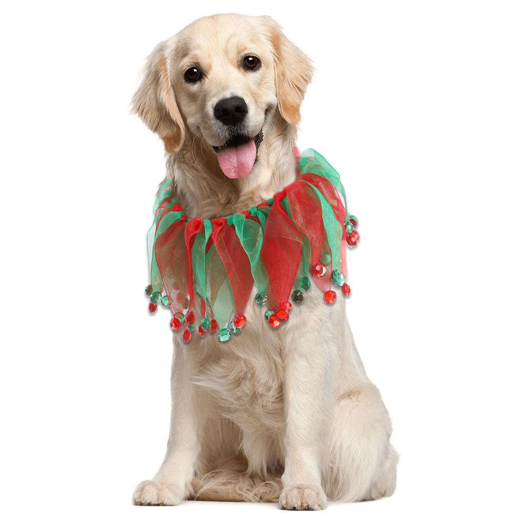 Pet Colored Collars, Dog Christmas Halloween Colored Colors Festive Pet Accessories