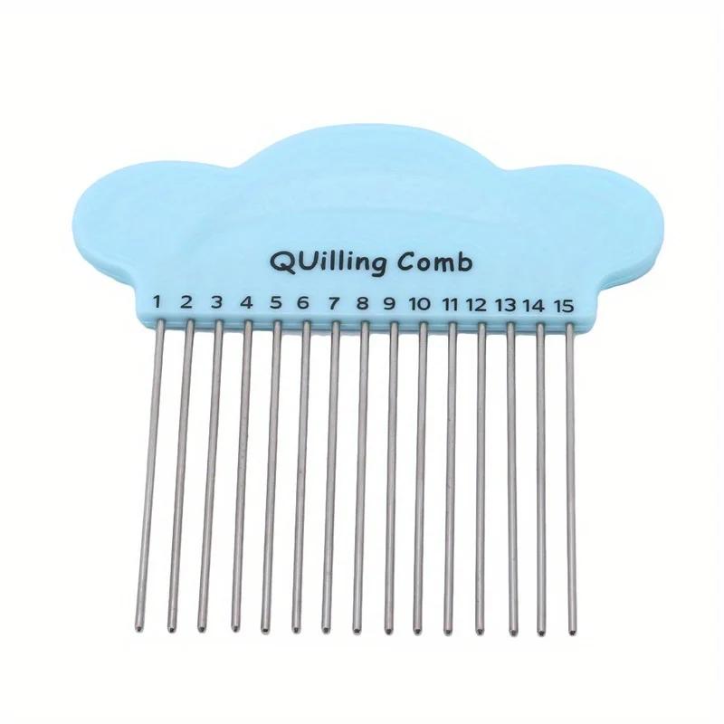 

12Pcs Stainless Steel Paper Quilling Comb DIY Craft Tool Cartoon Design for Handmade Paper Rolling