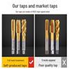 Jiyue Titanium Coated Cobalt HSS Spiral Machine Tap