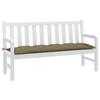 Vidaxl Garden Bench Cushion, Taupe Melange, 150X50X7 Cm