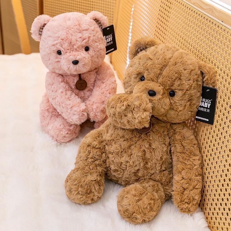 Hug Teddy Baby Pink Bear Plush Toy Cartoon Children Sleep With Comfort Gift Doll