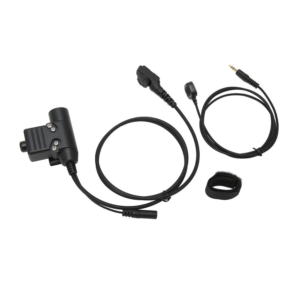 Walkie Talkie Push-to-Talk-Anschluss 2-Wege-Radio Handheld Mikrofon U94 PTT Hörer Adapter für