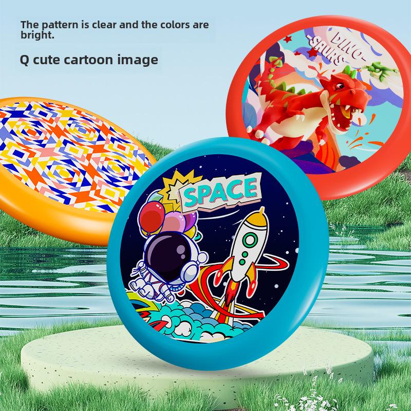 Children's Soft Rubber Frisbee - Fun Outdoor Toy for Kids and Pets