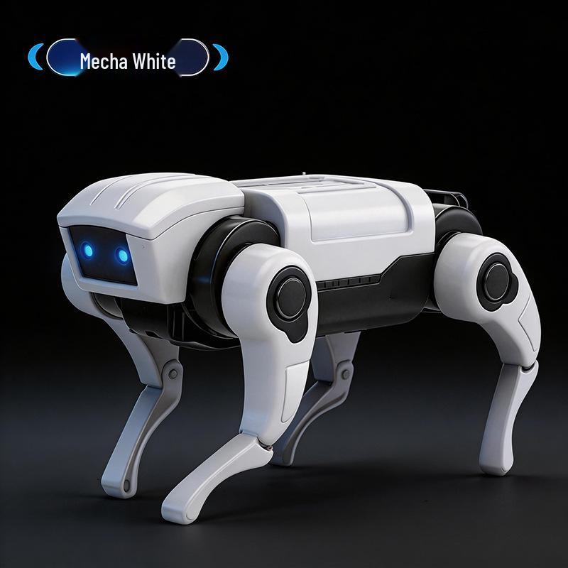 Educational Electric Robot Dog - Assembly Light-Up Bionic Toy for Kids
