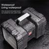 Super Bright XHP100 LED Usb Rechargeable Double Head Searchlight Handheld Flashlight Work Spotlight Floodling Light