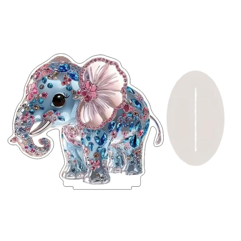 Dekoracyjna Figurka Dekoracja Smoka Do Biura Prezent na Parapetówkę Dekoracja Biurka Ornament 2D Akrylowy Ornament na Biurko