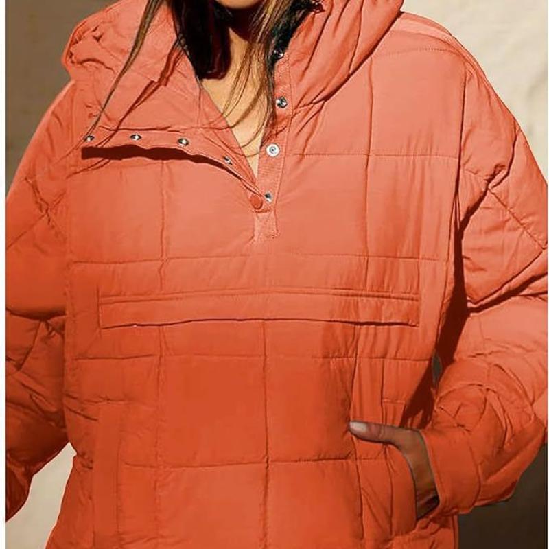 Damen Herbst und Winter Einfarbig Langarm Locker Lässig Kapuzenjacke Outdoor Sportjacke