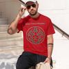 King Crimson DISCIPLINE 2026 New Fashion Heavyweight Hot Selling Retro Printed Pattern Fun Round Neck Tshirt for Daily Comfort