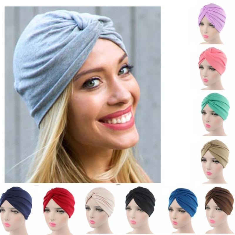 Imitation cotton cross Indian hat, headscarf hat, twist hat, popular headgear TJM