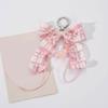 Pearls Bows Keychain Bag Charms Car Keyrings Bag Charms Accessories for Purse Backpack Decorations Valentines Day Gifts