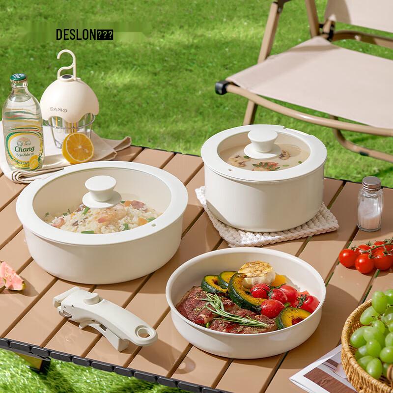 

Desmond Zhiwei Series Titanium Ceramic Non-stick 9-Piece Cookware Set