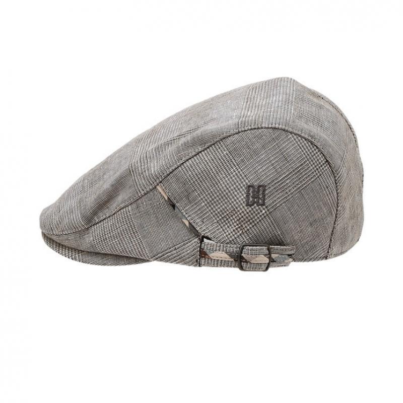 Daks Men S Brown Logo Hunting Cap Dbhe5e754w3