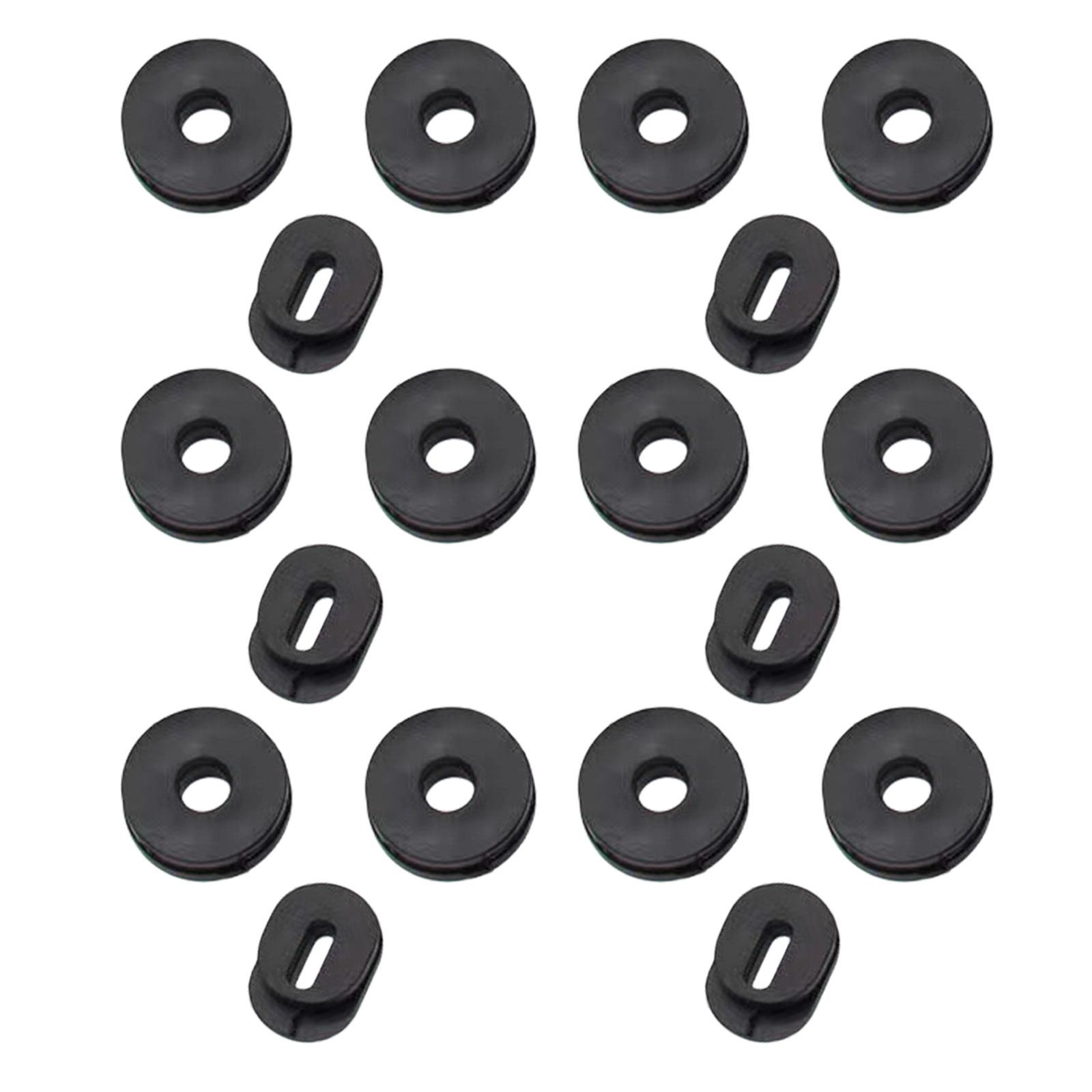 

18 шт. Мотоциклетные резиновые накладки на кромку, износостойкая кромочная прокладка, мотоциклетные аксессуары, простая установка для CG/ZJ125 B