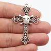 Large Crosses Detailed Religious Charm Antique Bronze Zinc Alloy Jewelry Making Supplies Necklace Making DIY Charms
