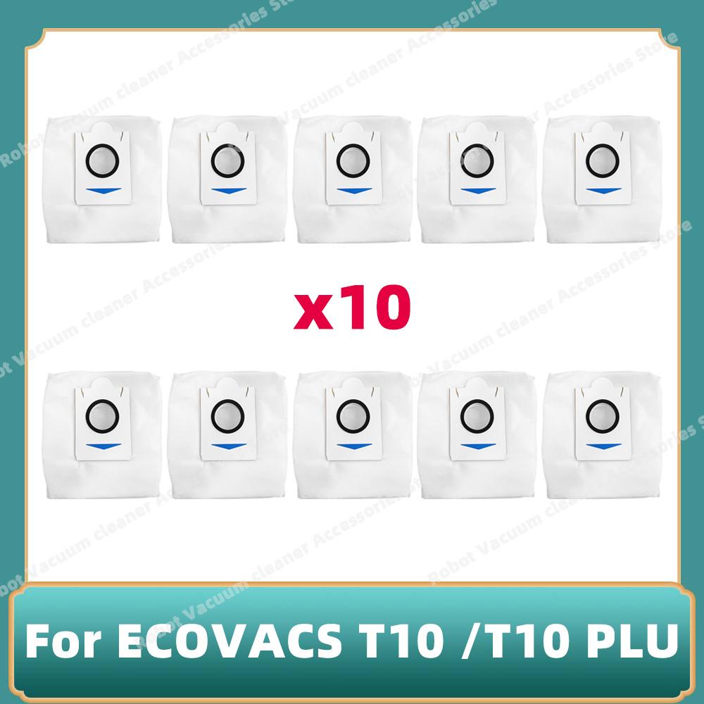Compatible For ( ECOVACS  X1 PLUS / T10 /T10 PLUS ) Parts Main Side Brush Hepa Filter Mop Rag Wipe Dust Bag Accessories