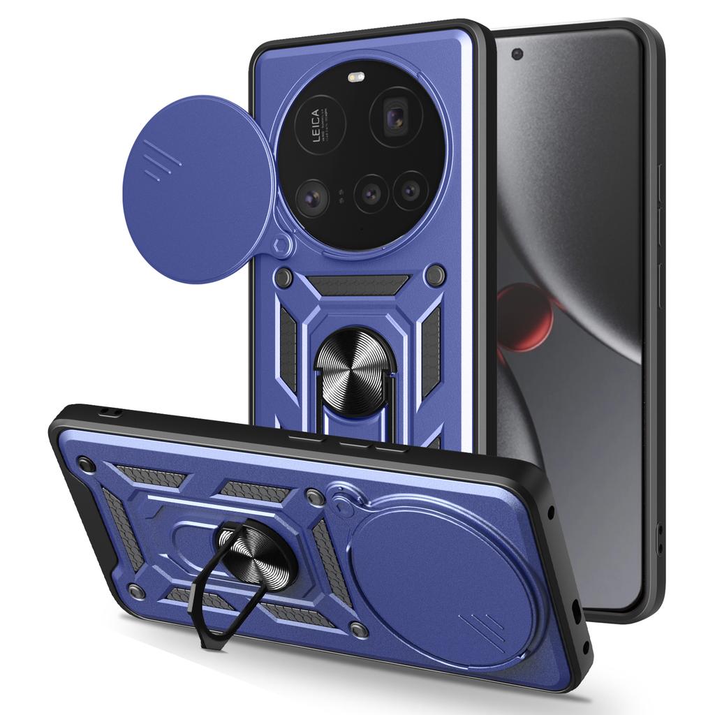 AMORUS For Xiaomi 15 Ultra Case Kickstand PC+TPU Phone Cover with Camera Lens Slider