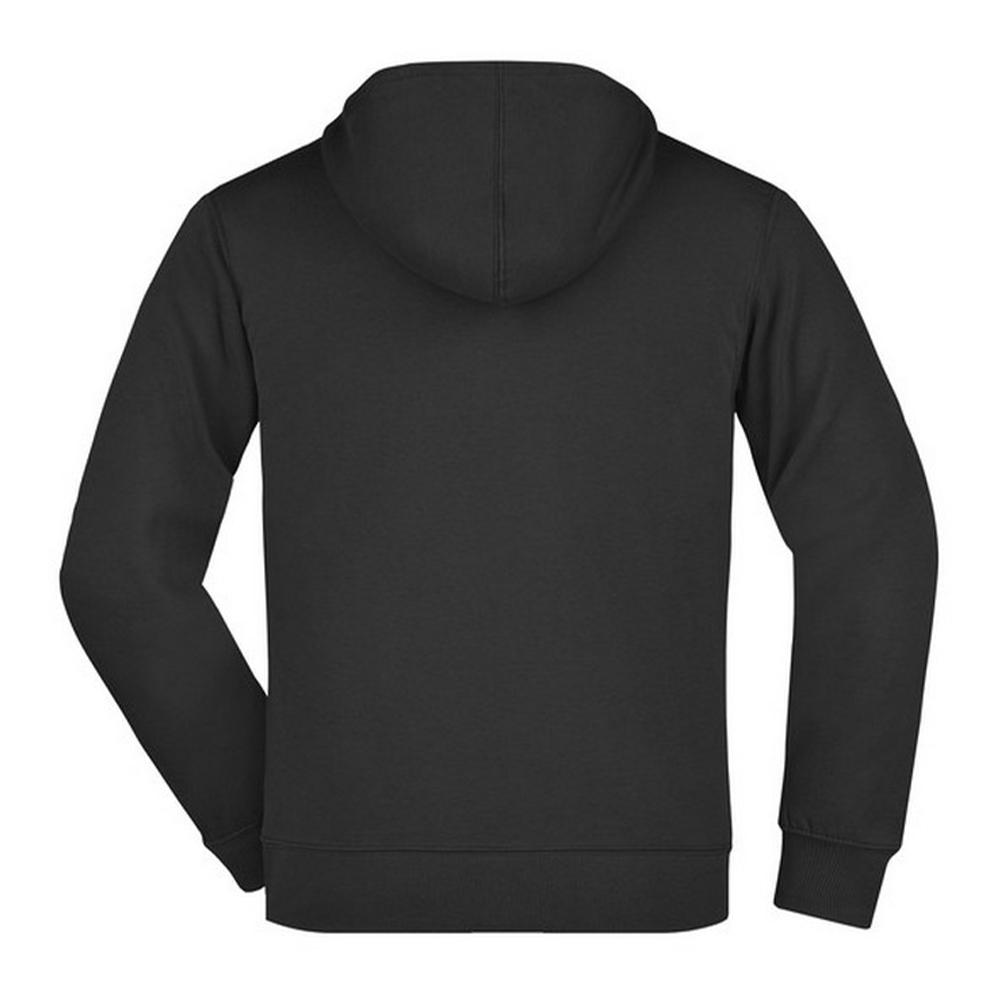 James and Nicholson Mens Full Zip Hoodie