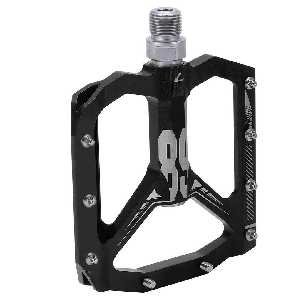 Enlee 2pcs Mountain Bike Pedals NonSlip DU Bearing Lightweight Bicycle Platform Flat Pedals(Black )