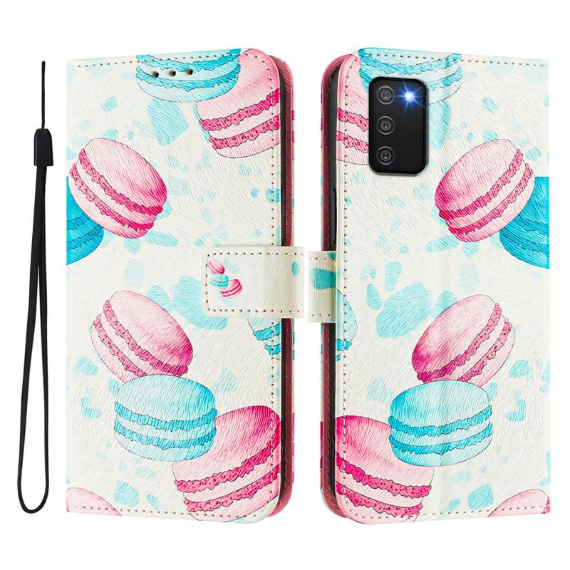 A03 Leather Phone Case For Samsung Galaxy A03s A02s A02 A01 M02 A03 Core A037F Coque Flip Cover Wallet Magnetic Painted Cases