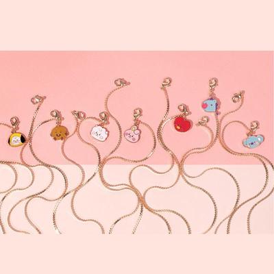 BT21 Mask Strap Pendant Necklace COOKY (4 Options)