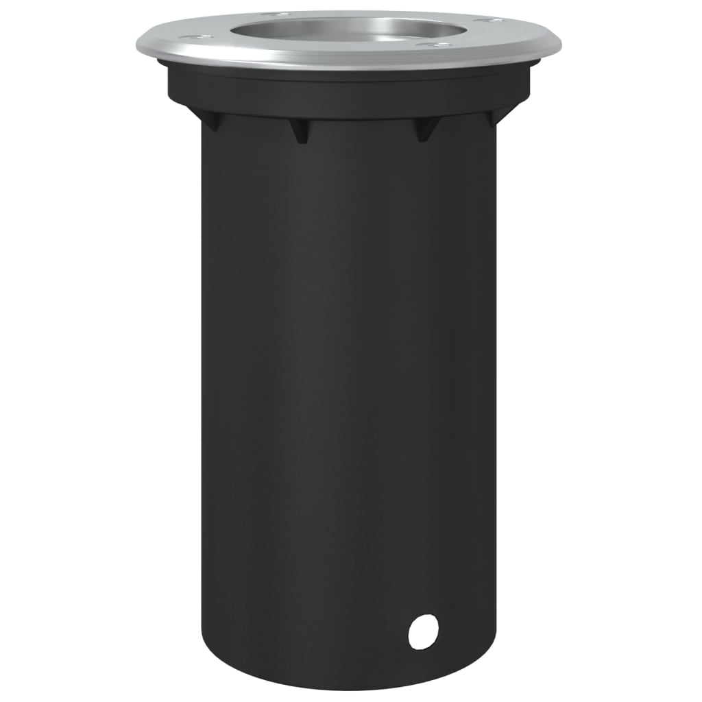 Vidaxl Lampy Najazdowe, Okrągłe, Czarne, 10,5X10,5 Cm, Aluminium