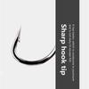 11 szt. Zestaw haczyków wędkarskich Premium Haczyki wędkarskie ze stali wysokowęglowej z ostrą końcówką z zadziorami