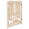 Vidaxl Foldable Dog Gate, With Door, 6 Panels 300 Cm, Wooden