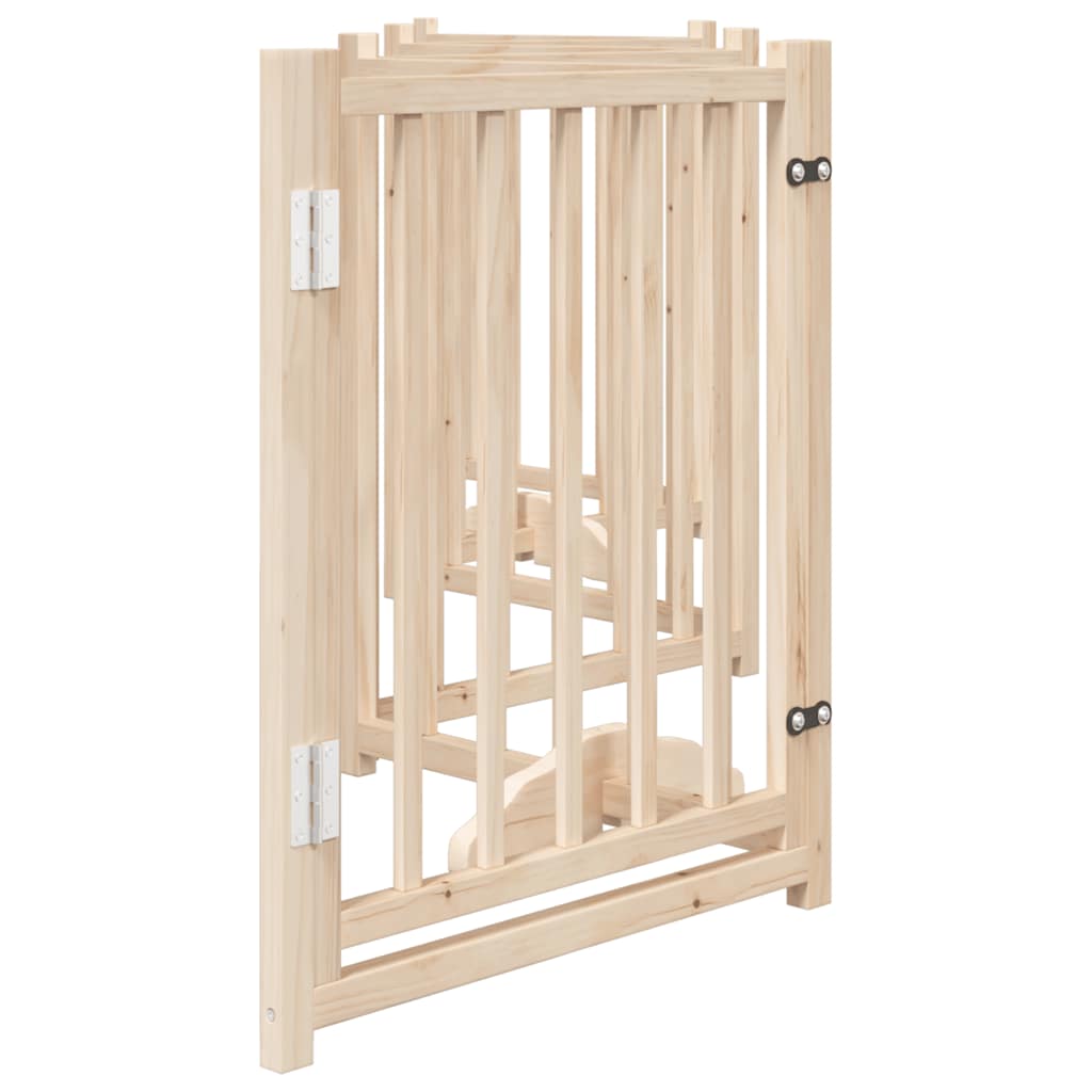 Vidaxl Foldable Dog Gate, With Door, 6 Panels 300 Cm, Wooden