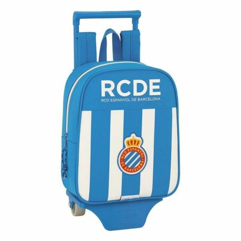 RCD Espanyol-School Backpack with Wheels 805 RCD Espanyol 611753280 Blue White