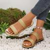 Fashion 2025 Women Slippers New Style Fish Mouth Shoes Women Thick Bottom Bohemian Beach Slippers Anti-slip Fashion Sandals Slides Women
