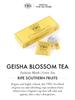 Blossom Tea 15 Tea Bags Green Tea Blend with Tropical Fruit Aroma Individually Perfect for Gifts TWG TeaGeisha (2.5g Each) Wrapped,