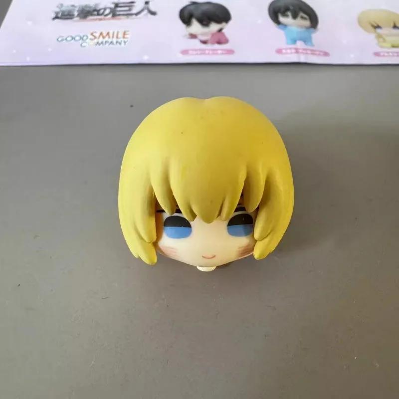 

Attack on Titan Gashapon Toys Eren Jaeger Mikasa Ackerman Armin Arlert Levi Ackerman Q Version Action Figure Model Decoration Playthings 5cm