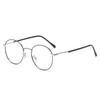 Korean Anti Radiation Eyeglasses Classical Metal Eyewear Round Fashion Retro Eyeglass for Men and Women Eyeglass Protection