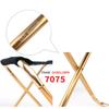 Outdoor Aluminium Alloy Folding Chair BBQ Stool Portable Train Fishing Gardening Seat