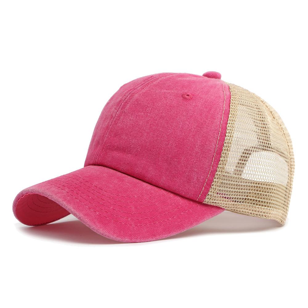 Men Breathable Mesh Baseball Cap Women's Sunscreen Sun Hat Summer Cap