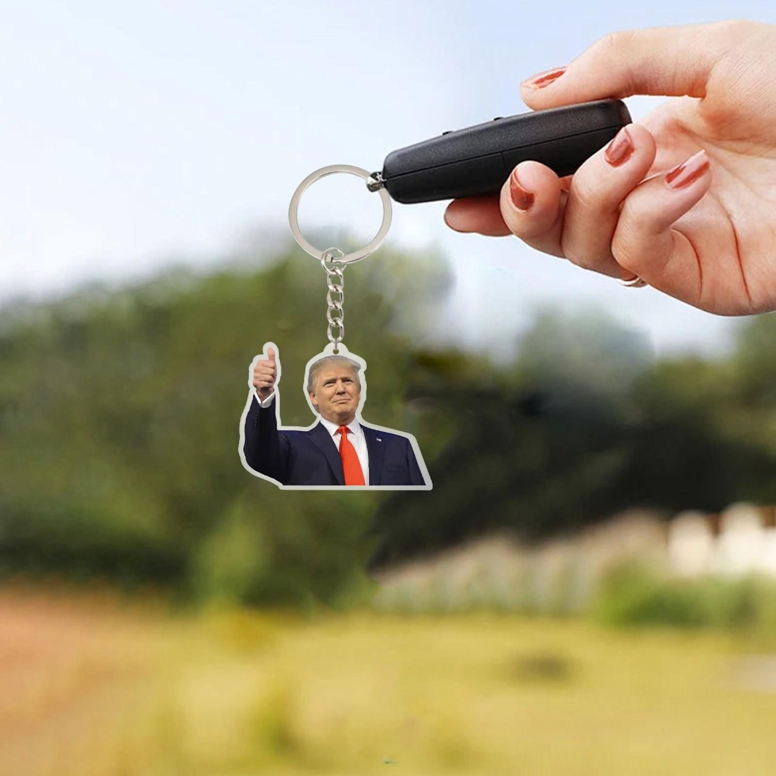 

Брелок с флагом Верните Соединенные Штаты Брелок Забавный брелок Подвеска для ключей Брелок One Size