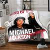 1pc Michael Jackson Performance Flannel Blanket,Ultra Soft Warm Plush Throw for Home Bedroom Bed Sofa Cover Camping Picnic gift Y72411
