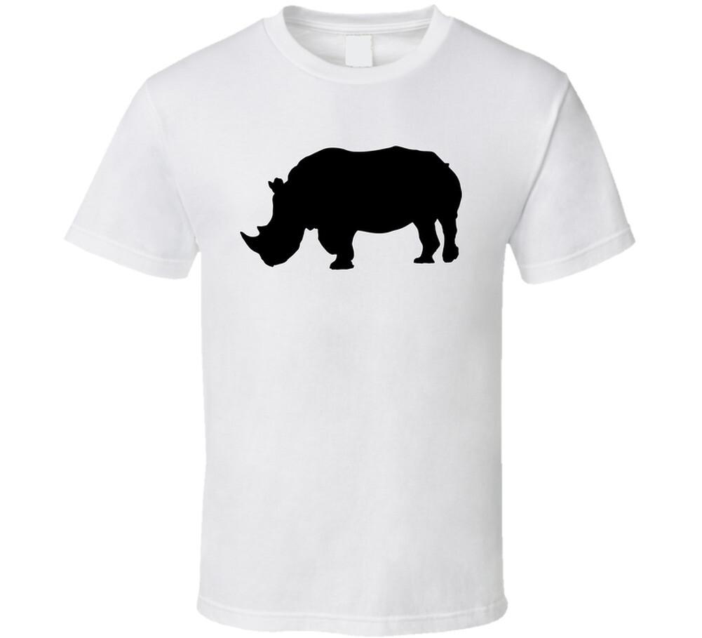 

Rhinoceros Silhouette Animal Kingdom Group Halloween Costume T Shirt Mens Womens Tees Top XL