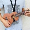 1 Pcs Adjustable Ukulele Strap Guitar Instrument Hook Black Guitar Accessories