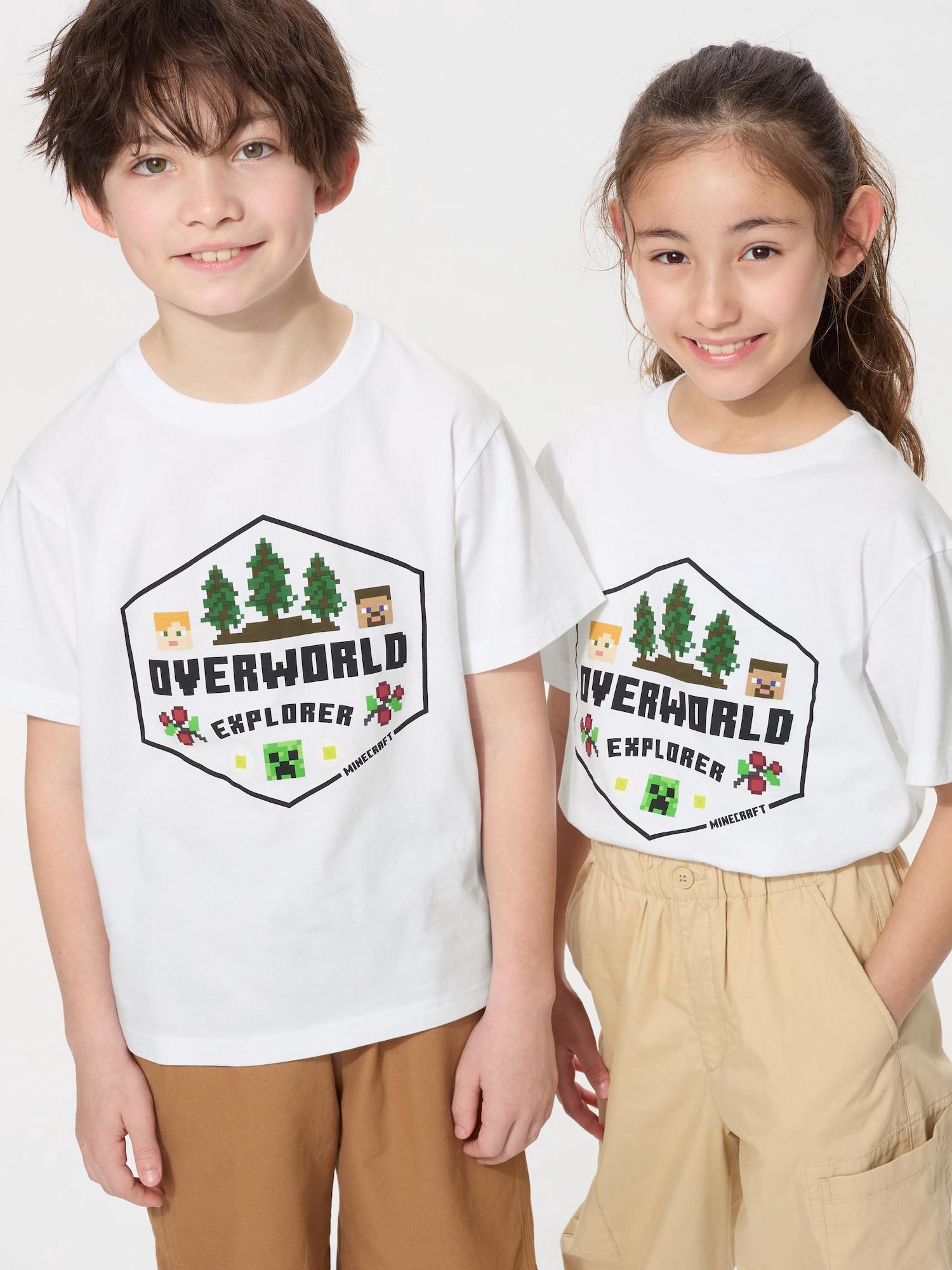 

Uniqlo Япония Minecraft Ut 00 WHITE/100