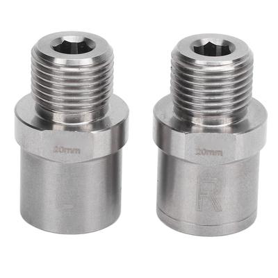 Estensore Pedale Bici Acciaio Inossidabile Estendi di 20mm Spaziatore Pedale Esteso Bicicletta per Montagna Strada